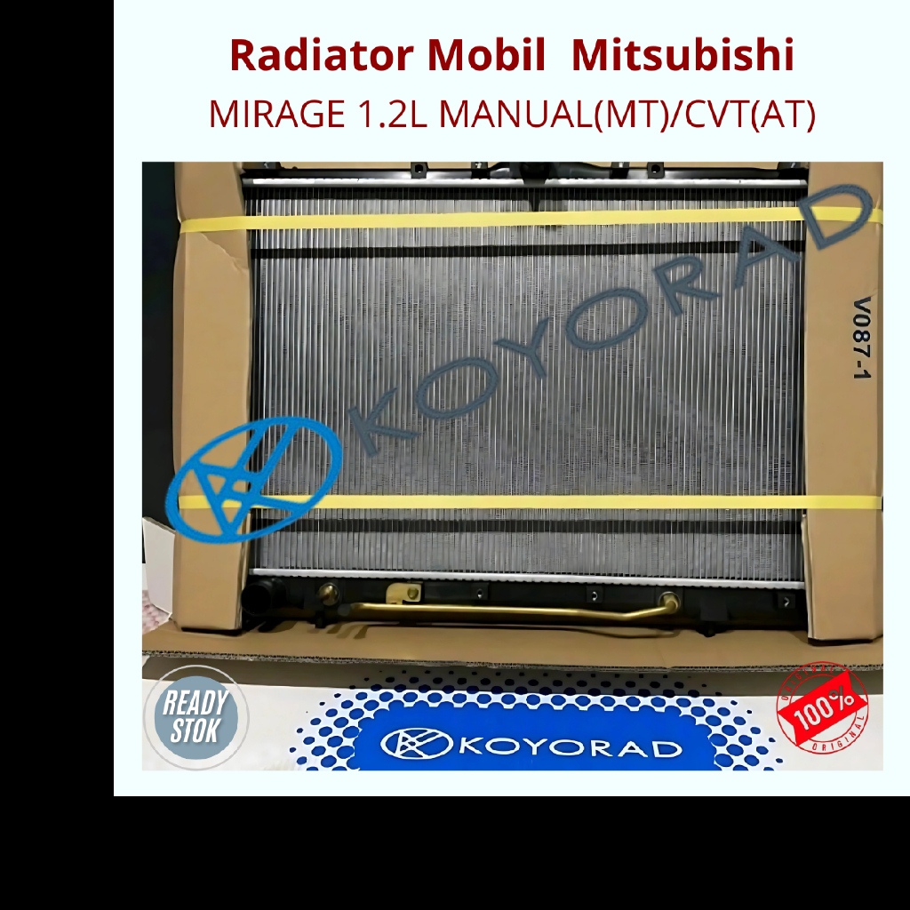 Jual Radiator Koyorad Jepang - Mitsubishi Mirage 1.2L M/T_A/T (CVT ...