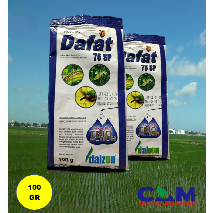 Jual DAFAT 75 SP 100 GR | Insektisda Sistemik Asefat 75% | Shopee Indonesia