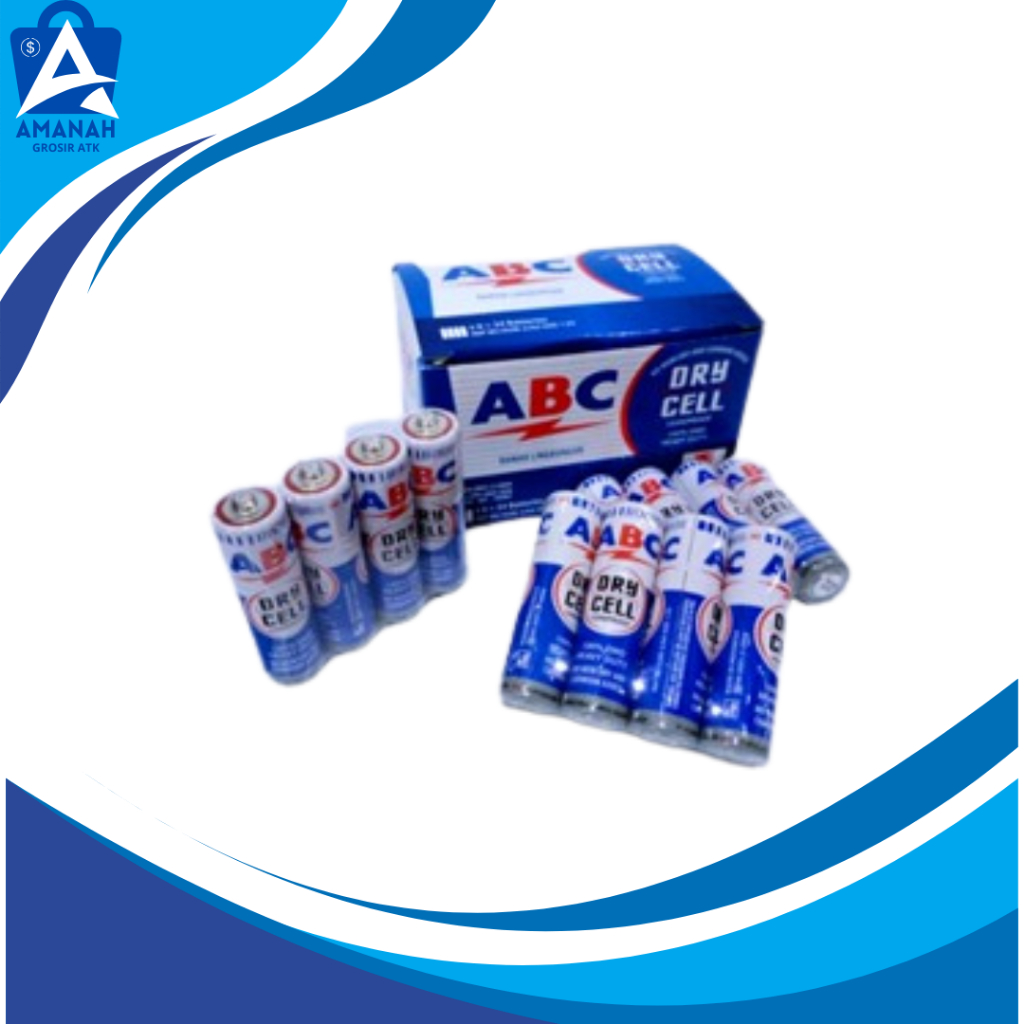 Jual Batu Baterai ABC AA 1.5V / Batu Baterai Biru / Baterai Jam / ABC ...