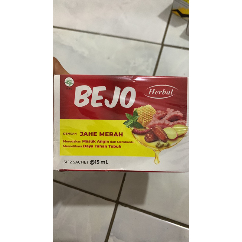 Jual bejo jahe merah isi 12 sachet 15 ml | Shopee Indonesia