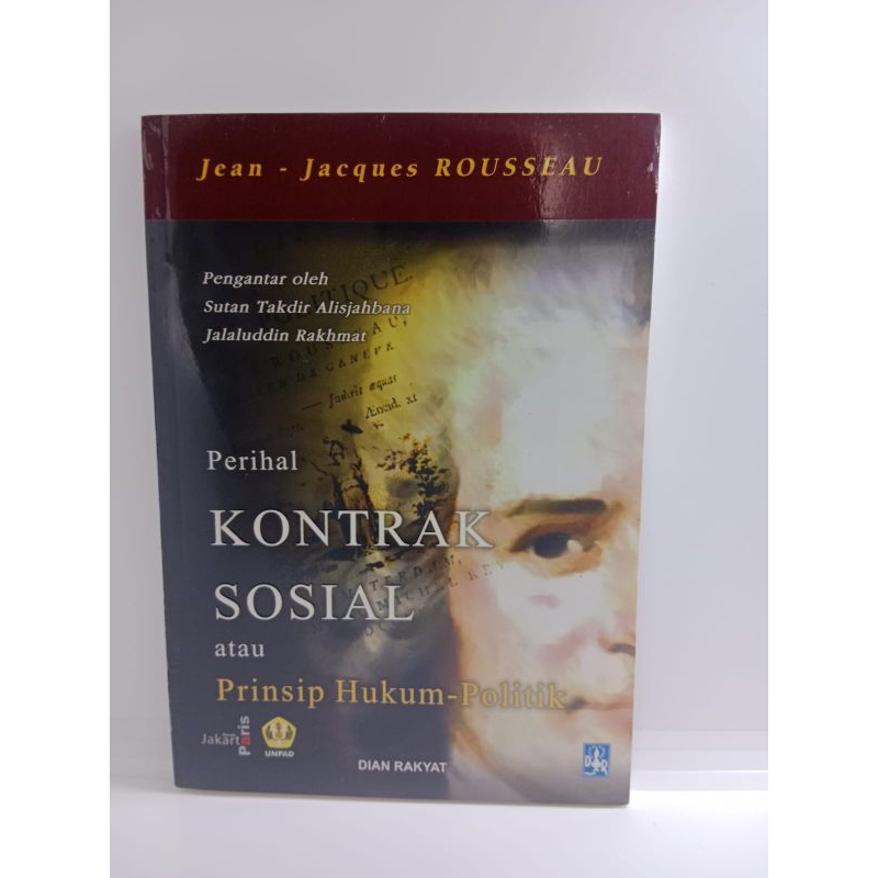Jual Perihal Kontrak Sosial atau Prinsip Hukum-Politik oleh Jean ...