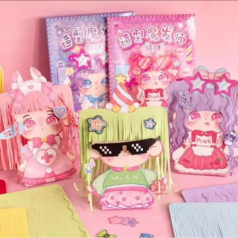Mainan Edukatif DIY Boneka Kertas Gunting Anak