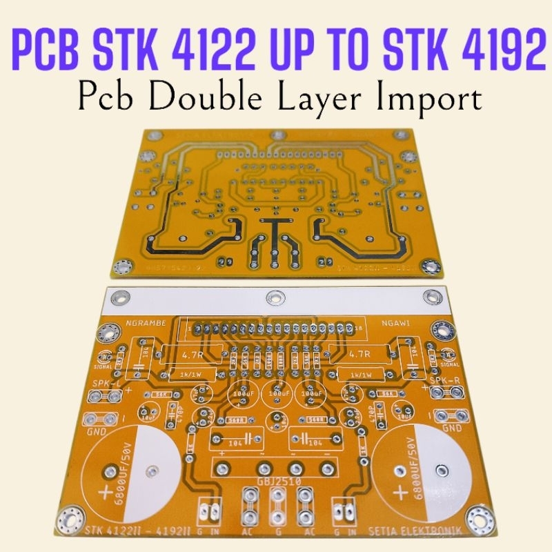 Jual PCB STK DOUBLE LAYER STK4121 STK4122 STK4131 STK4132 STK4141 ...