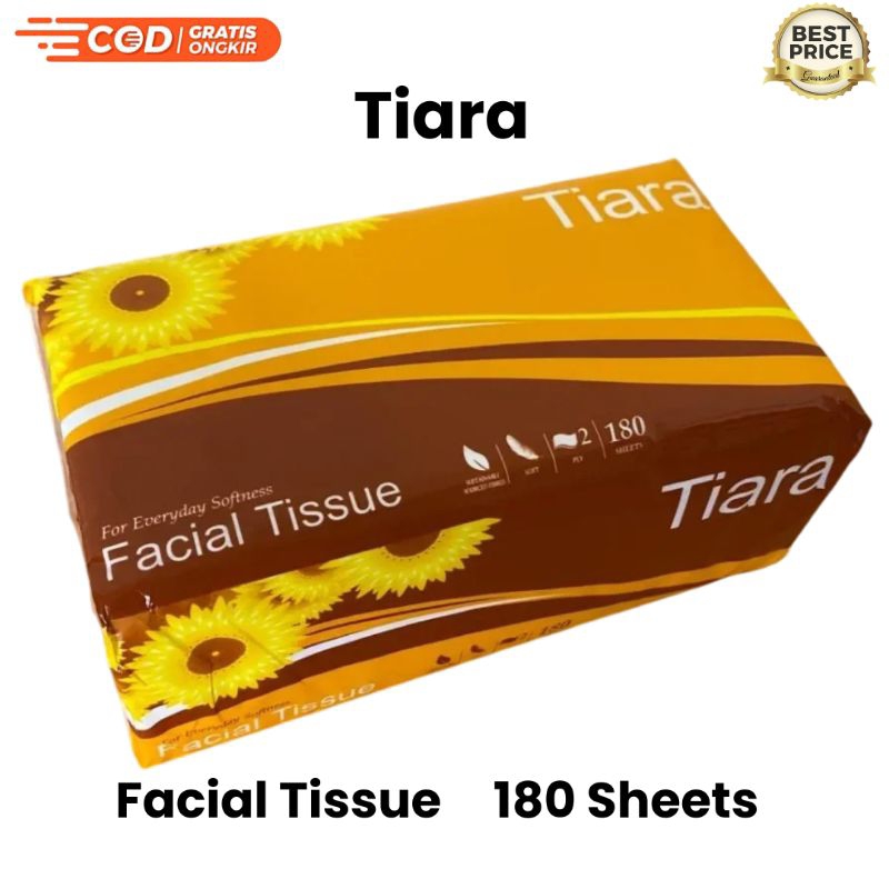 Jual Tisu Tissue Tiara Isi 180 Sheets / 2 Ply / Tissue 2 Lapis / Tissue ...