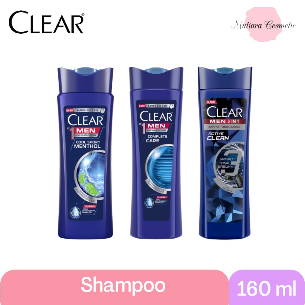 Jual Shampoo Clear Men / Perawatan Rambut 160 ml | Shopee Indonesia