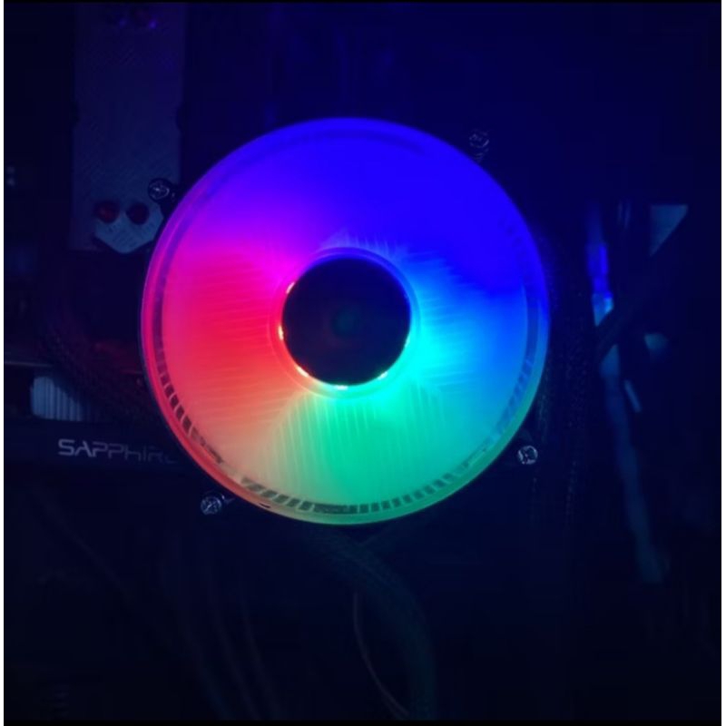 Jual FAN Processor INTEL FAN LGA RGB CPU FAN Cooler Fan Gaming RGB Fan ...