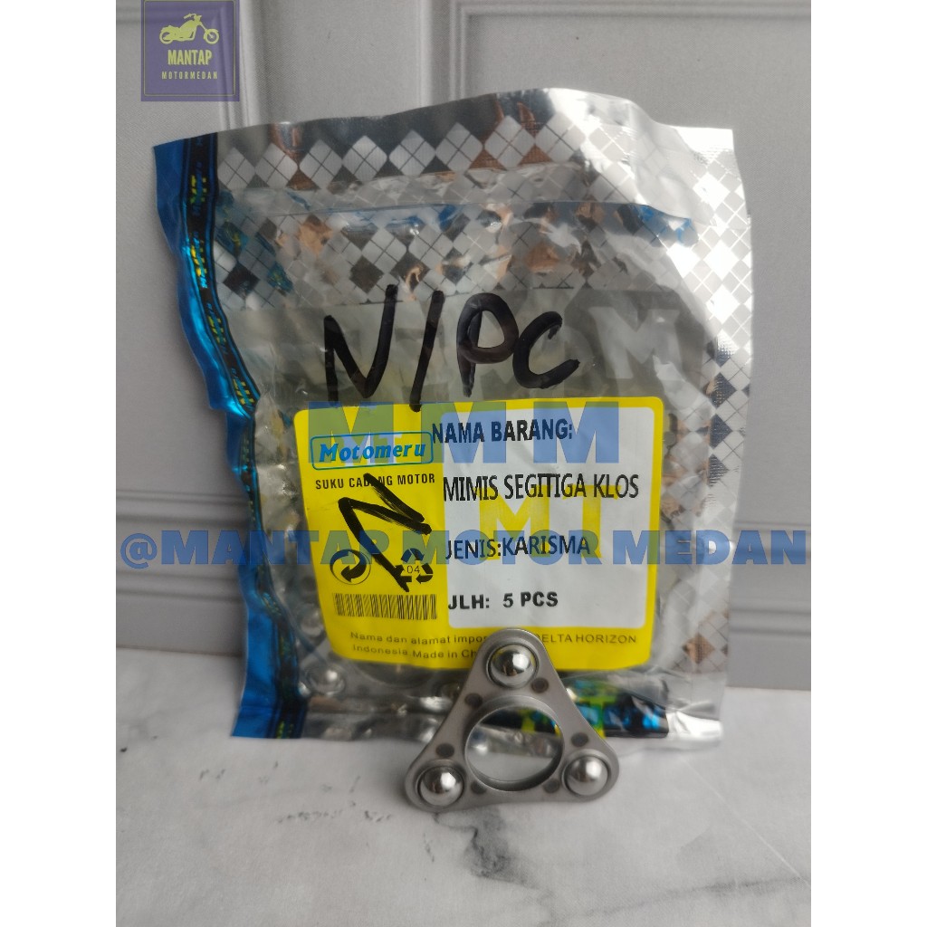 Jual Retainer Comp Ball Pelos Mimis Segitiga Kopling Honda Karisma ...