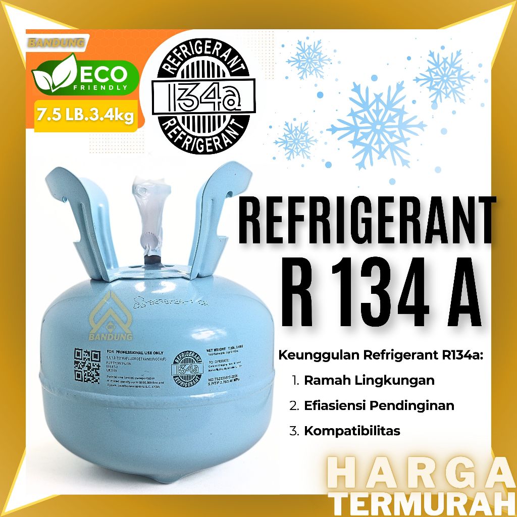 Jual REFRIGERANT R134 REFRIGANT | REFRIGERANT R134 A TABUNG ISI 3KG ...