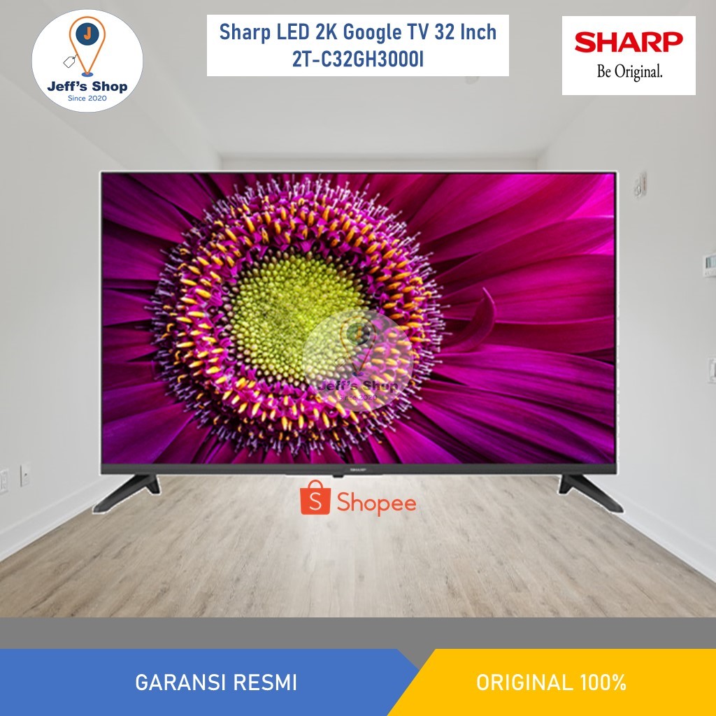 Jual Sharp LED 2K Google TV 32 Inch 2T C32GH3000I | Shopee Indonesia