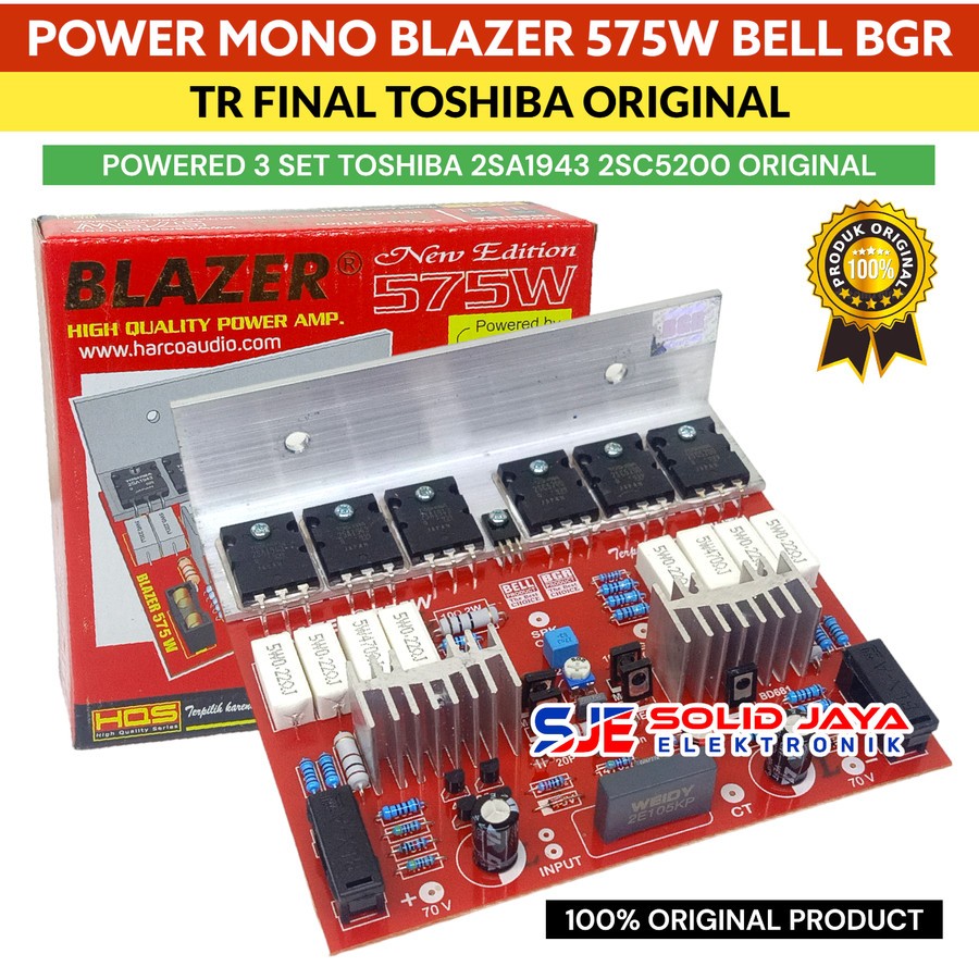 Jual KIT POWER BLAZER 575W TRANSISTOR TOSHIBA ASLI JAPAN 575 WATT W