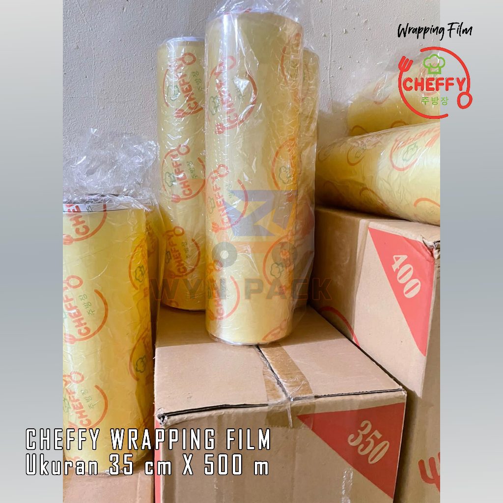 Jual CHEFFY WRAPPING FILM 35CM X 500M - FOOD GRADE - CHEFFY PLASTIK ...