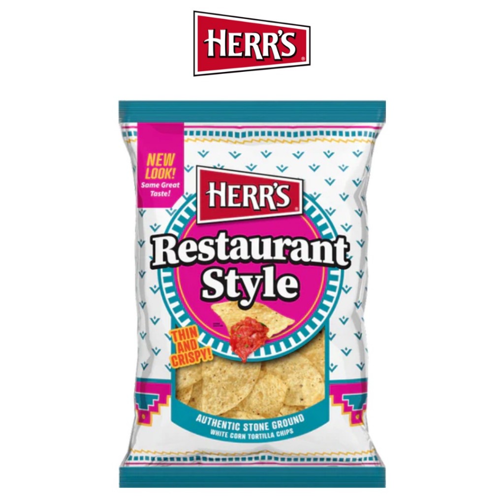 Jual HERRS WHITE TORTILLA CHIPS RESTAURANT STYLE Herr's Original ...