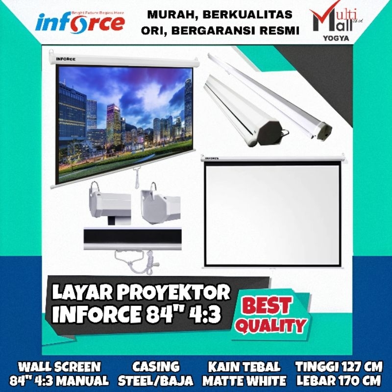Jual Inforce Wall Screen 84