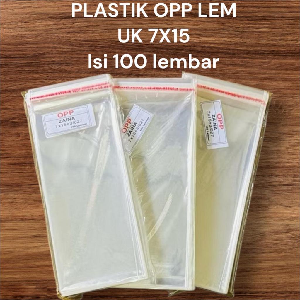 Jual Plastik Opp Lem 7x15+03 Tebal Untuk Uang Isi 100 lembar | Shopee ...