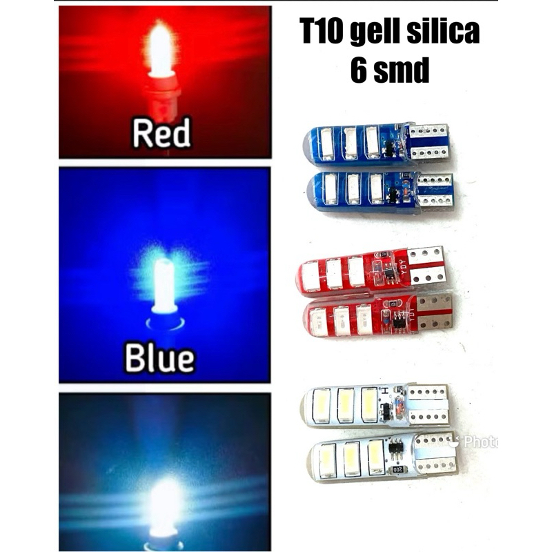 Jual SEIN SENJA MOTOR SEN JELL 6 LED T10 KEDIP/ FLASH | Shopee Indonesia