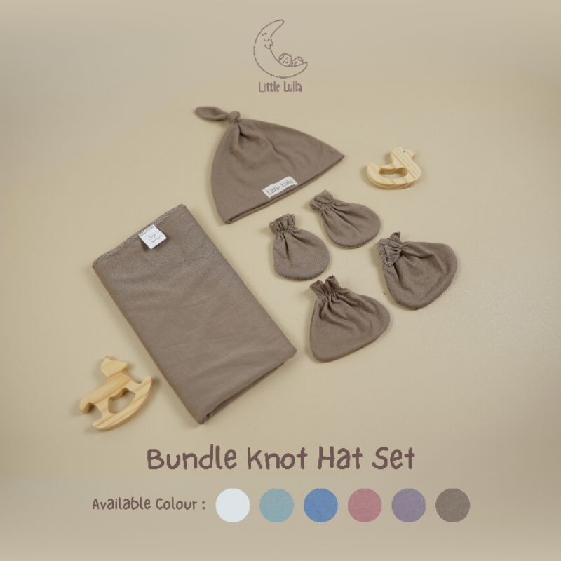 Jual Little Lulla - Bundle Knot Hat Set / berisi bedonh topi sarung ...