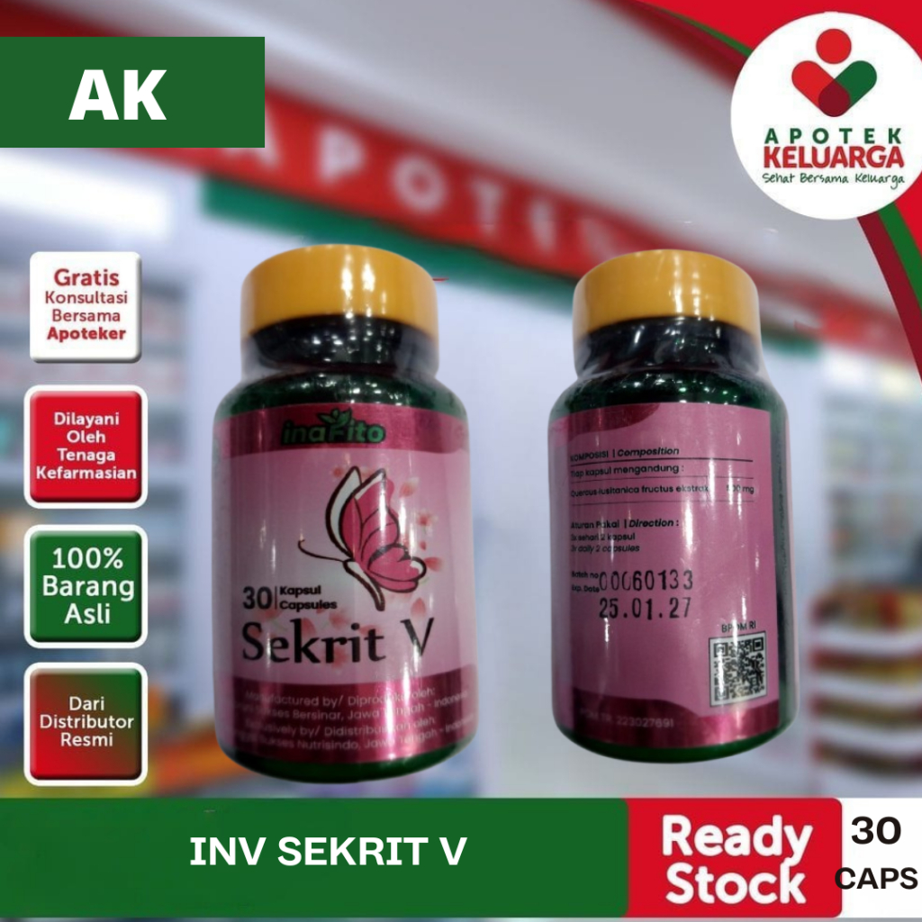 Jual INAVITAMAX SEKRIT V ISI 30 CAPS #MENJAGA KESEHATAN REPRODUKSI ...