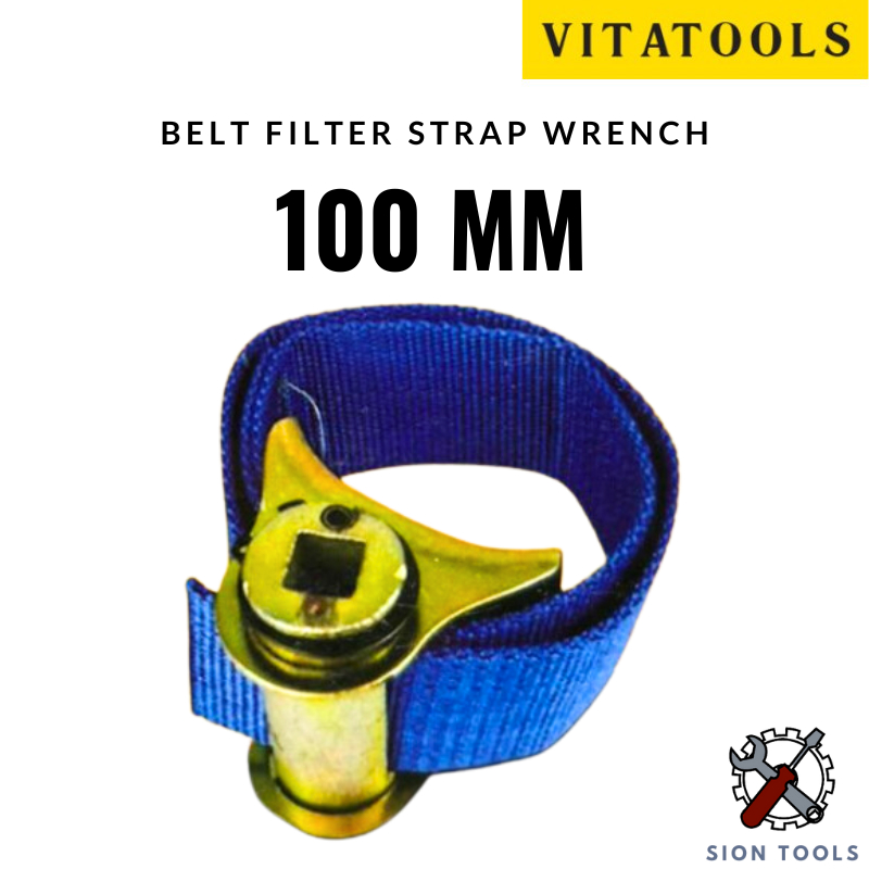 Jual AMTECH KUNCI OIL FILTER SABUK 100 MM / STRAP WRENCH 100 MM ...