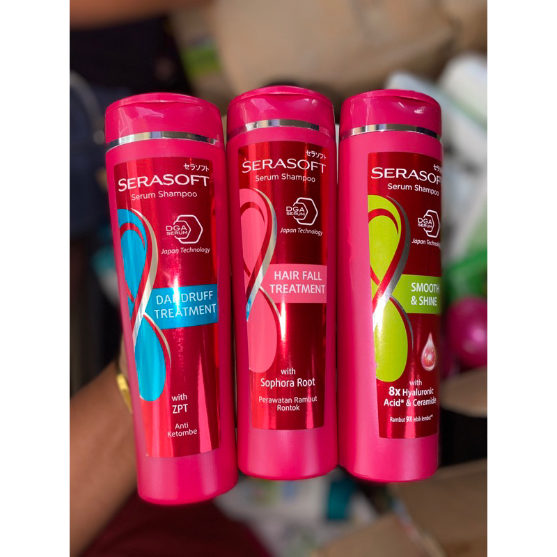Jual SERASOFT Serum Shampoo DGA Japan Technology 170ml | Shopee Indonesia