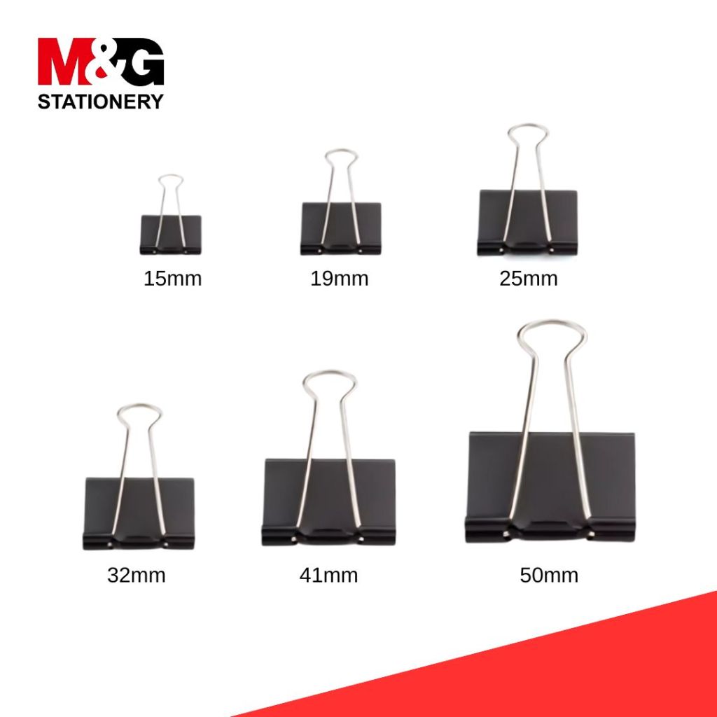 Jual Binder Clips M&G Penjepit Kertas Berbagai Ukuran Binder Klip ...