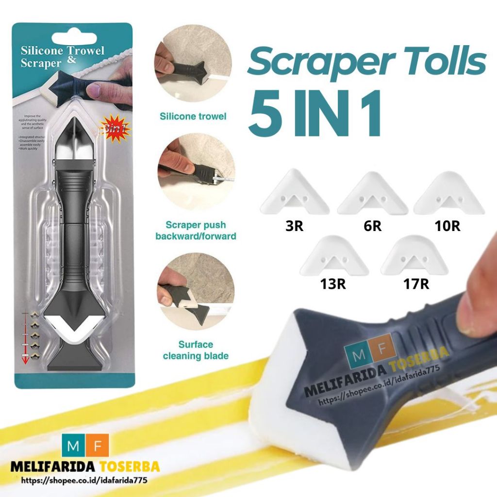 Jual ORIGINAL Alat Pembersih Scraper Sealant Tool Perapi Lem Silikon ...