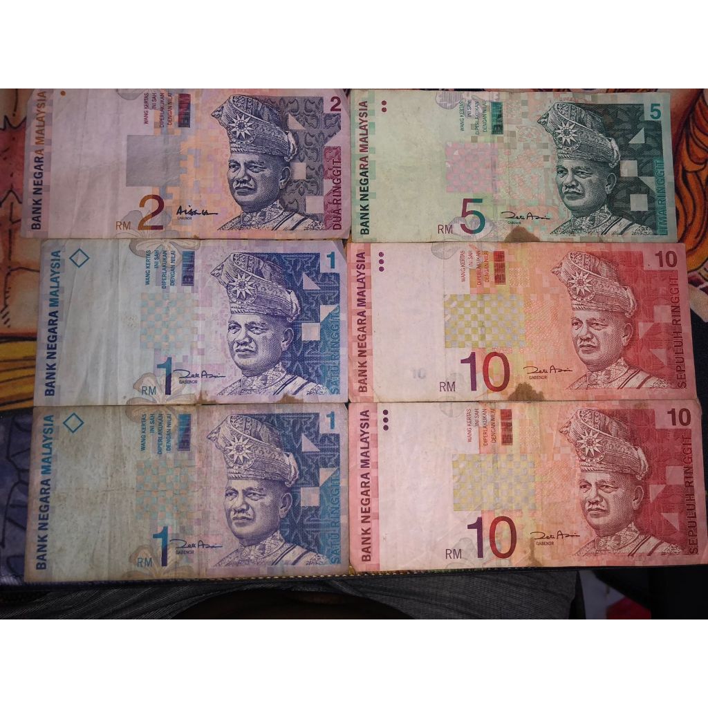 Jual Koleksi Ringgit Malaysia Pecahan 1 , 2 , 5 , 10 original total 29 ...
