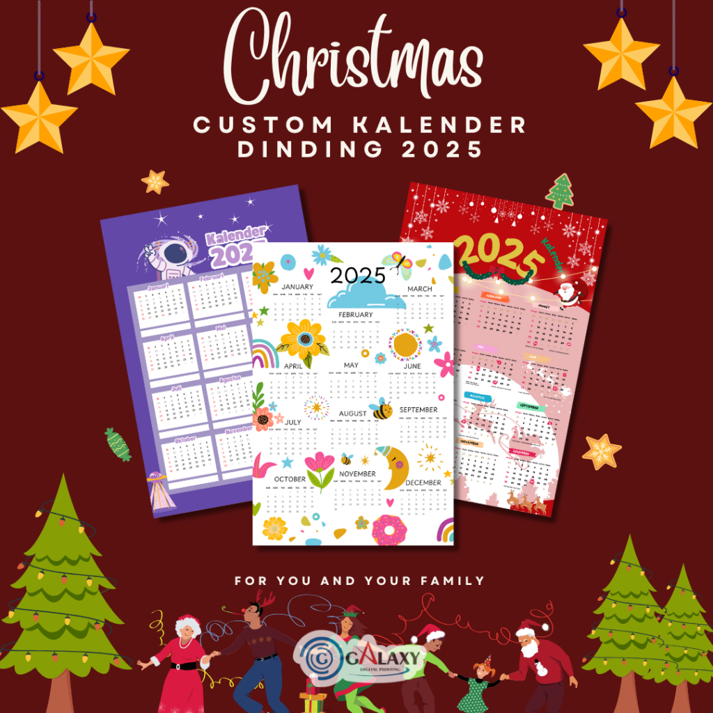 Jual Cetak Kalender Dinding 2025 Custom Design | Shopee Indonesia