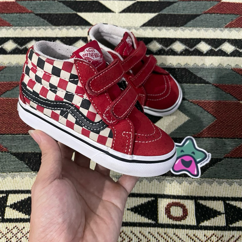 Jual Sepatu Vans Oldskool Sk8 Hi Slip on Preloved/Second Kids