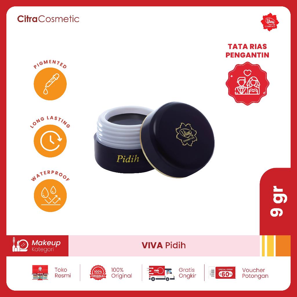 Jual Viva Pidih / Cream Hitam 9 Gr | Shopee Indonesia