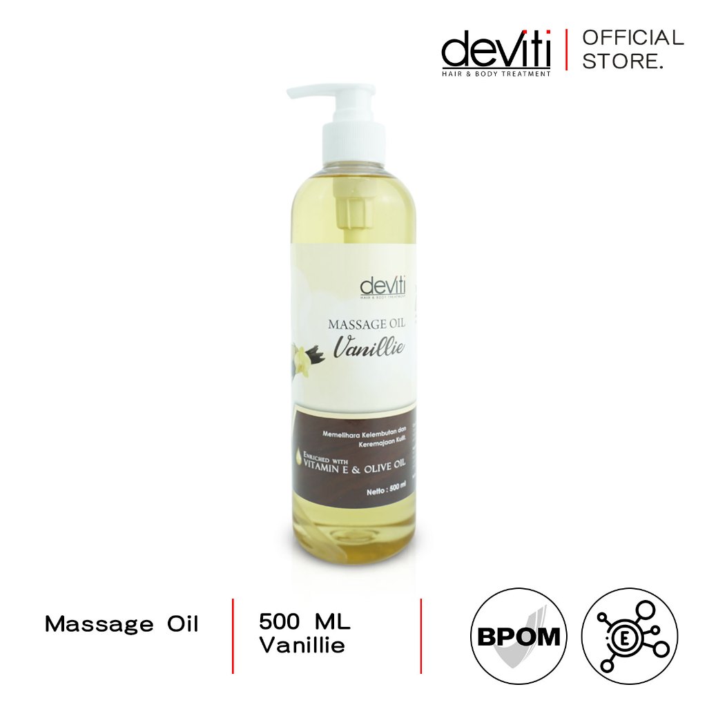 Jual deviti Massage Oil Minyak Pijat 500 ML Perawatan Kulit Body Oil ...