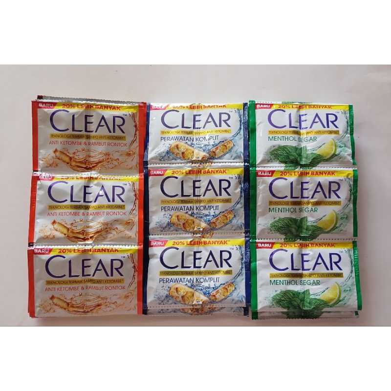 Jual SAMPO CLEAR 1 RENCENG (ISI 12 SACHET) | Shopee Indonesia