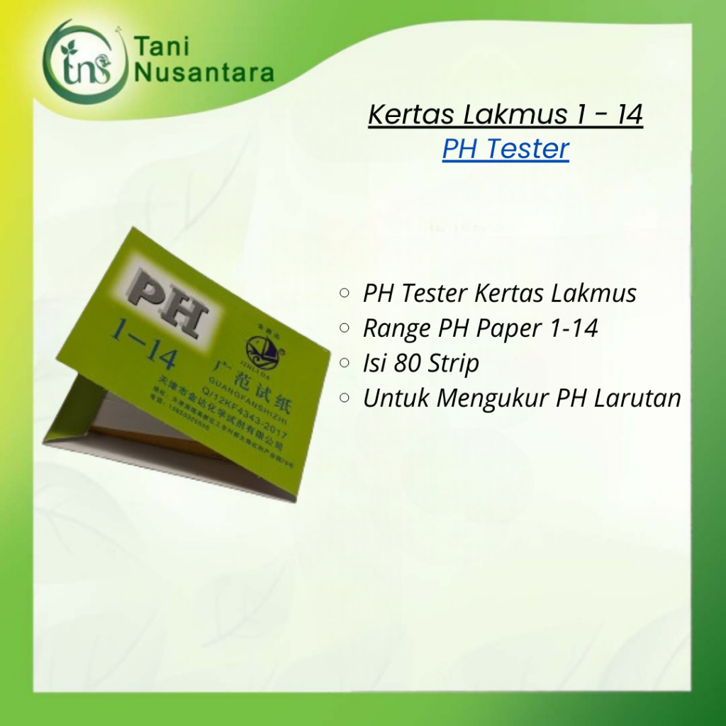 Jual Kertas Lakmus PH Tester 1-14 Uji pH Air & Larutan dengan Akurat ...