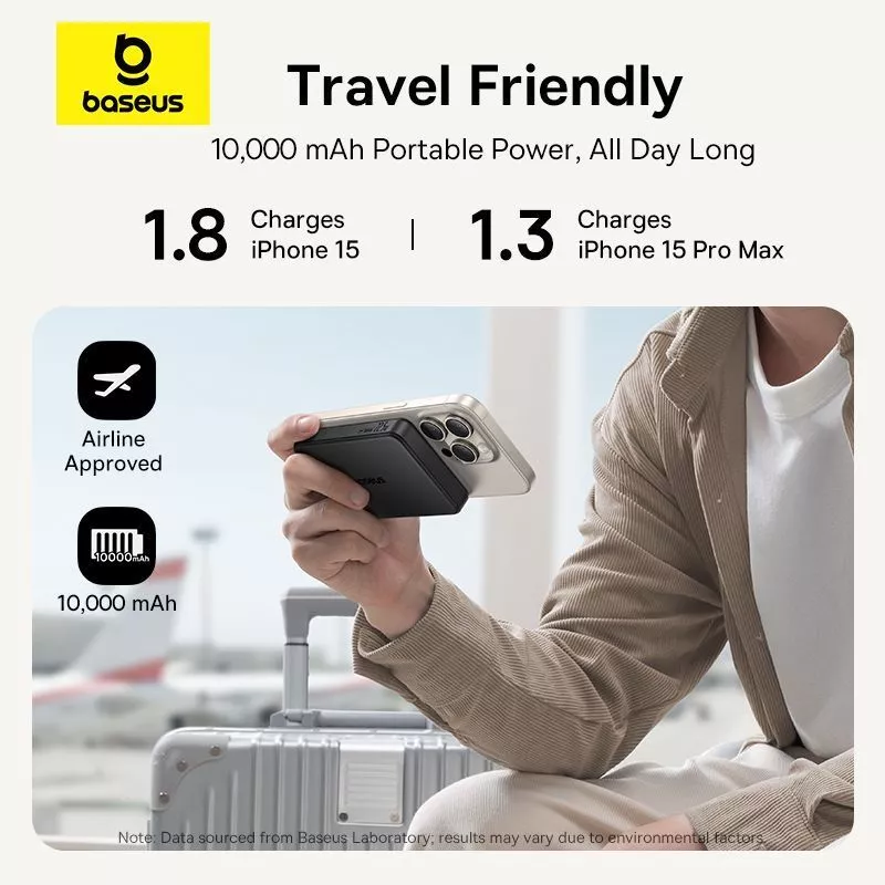 Baseus Airpow Ⅱ Qi2 Magnetic Power Bank 10000mAh 22.5W Fast Charging Powerbank Wireless