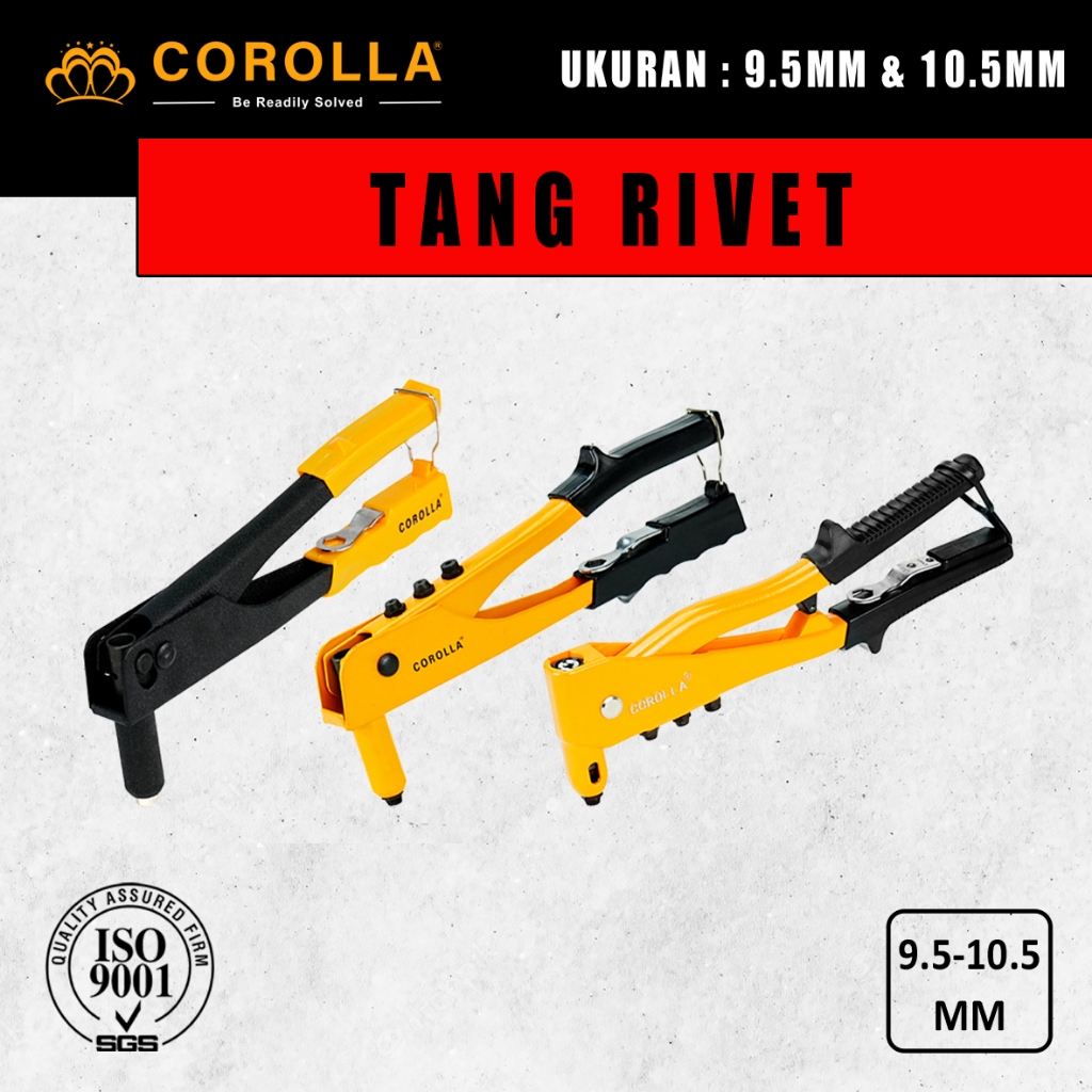 Jual Corolla Tang Rivet / Hand Riveter Plat Besi 9.5 Inch 10.5 Inch ...