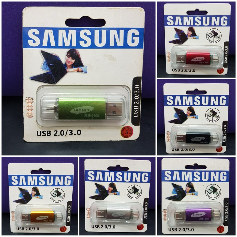 Jual FLASHDISK OTG USB MICRO SAMSUNG 2in1 2GB/4GB/8GB/16GB/32GB ...