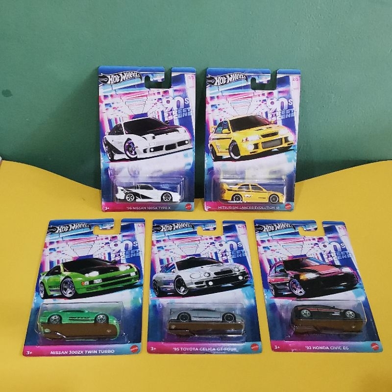 Jual Hot Wheels 90's Street Scene '96 Nissan 18SX Type X, Mitsubishi ...