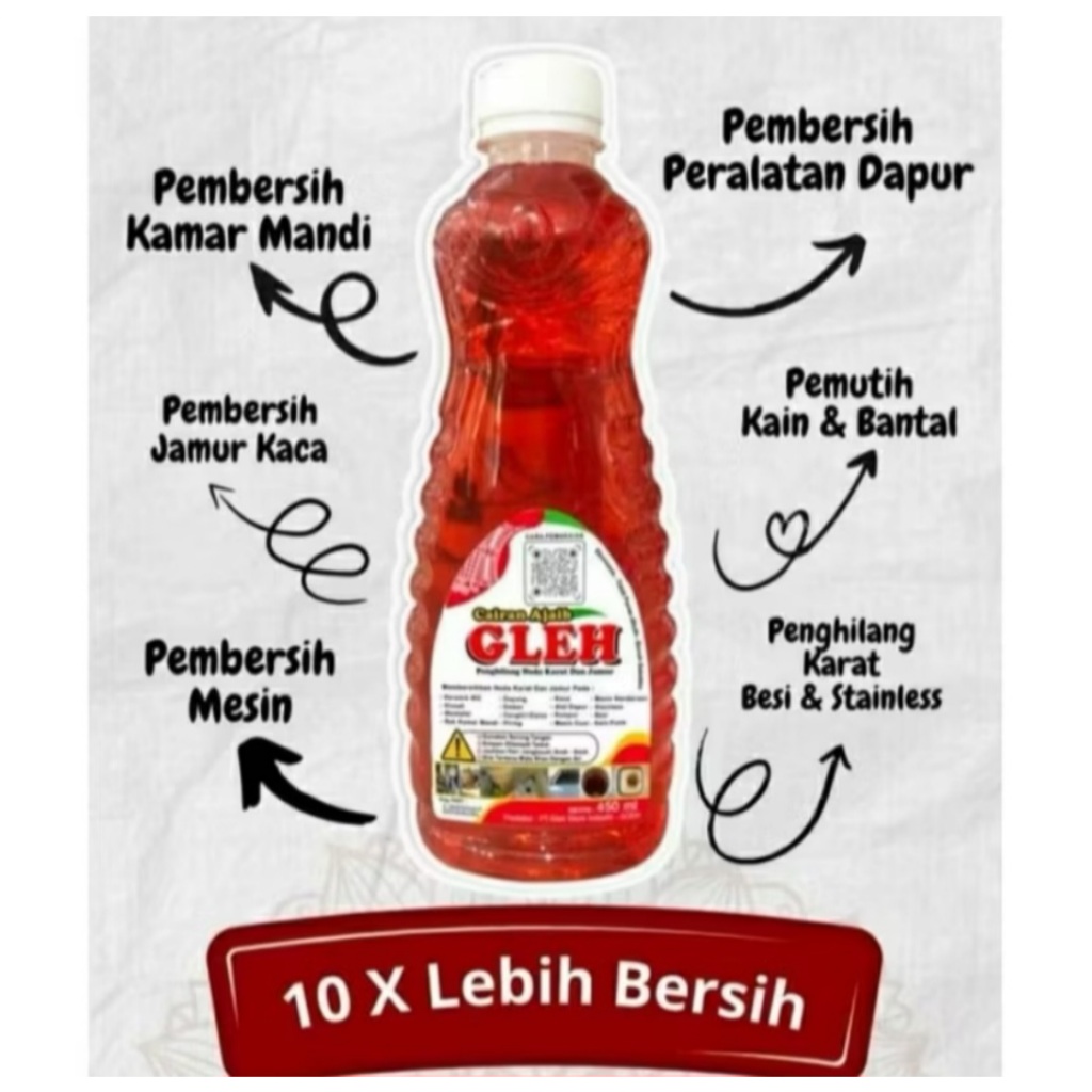 Jual CAIRAN AJAIB SERBAGUNA GLEH PENGHILANG NODA KARAT DAN JAMUR PADA ...
