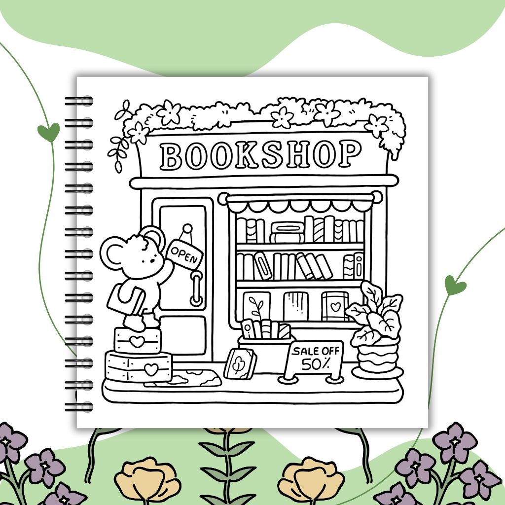 Jual Little Corner Coco Wyo Coloring Book Cute And Comfy Buku Mewarnai ...