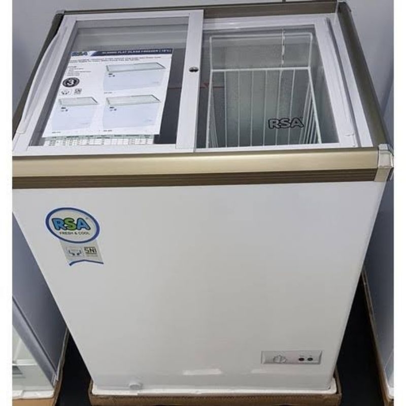 Jual Chest Freezer RSA CF 110 CF110 Sliding XS-110 Pembeku 100 Liter ...