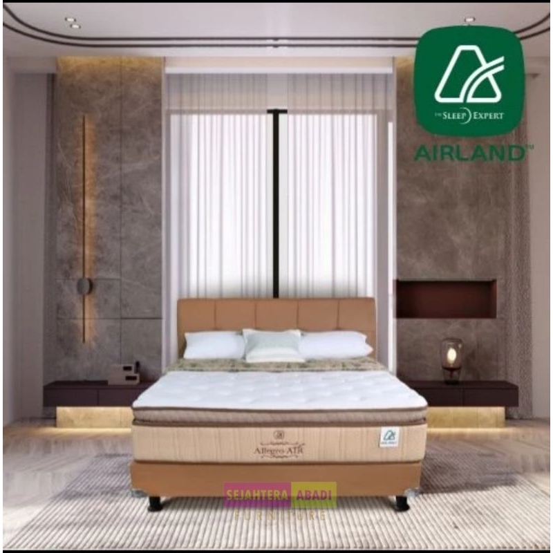 Jual Airland Springbed Kasur Pocket Full latex pillow top New Allegro ...