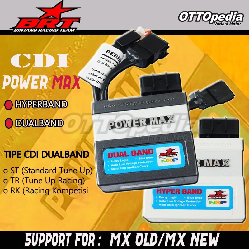 Jual CDI Racing Power Max Dual Band BRT TR PNP MX Old / MX NEW | Shopee ...