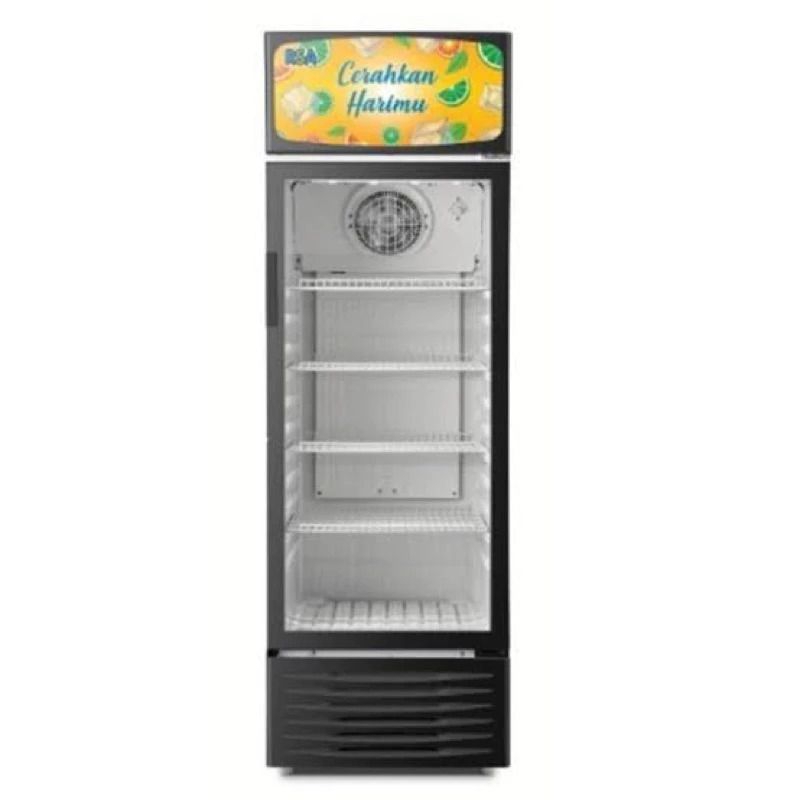 Jual RSA Showcase Display Cooler Kulkas Minuman 4 Rak 328 Liter AGATE ...