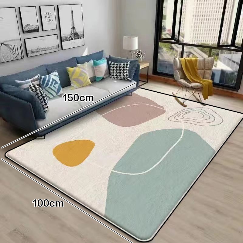 Karpet Lantai Ruang Tamu Karpet Jumbo Motif Aesthetic Tikar Kamar Anti Slip Pabrik Outlet HBC346