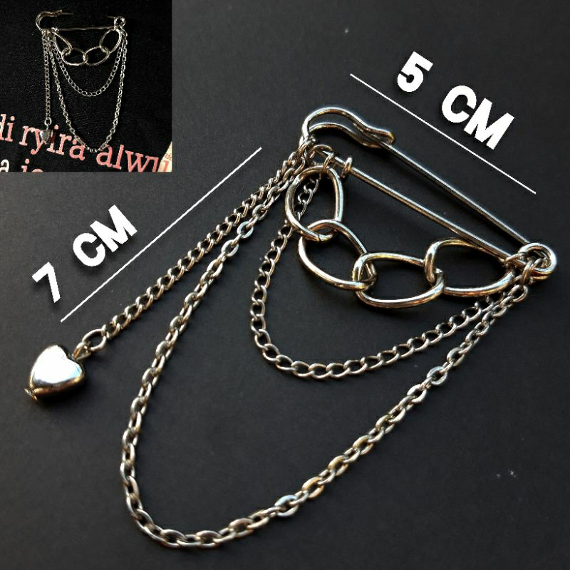 Jual [Handmade] Love Bros Pin Key Rantai Layer Korean/Harajuku(design ...