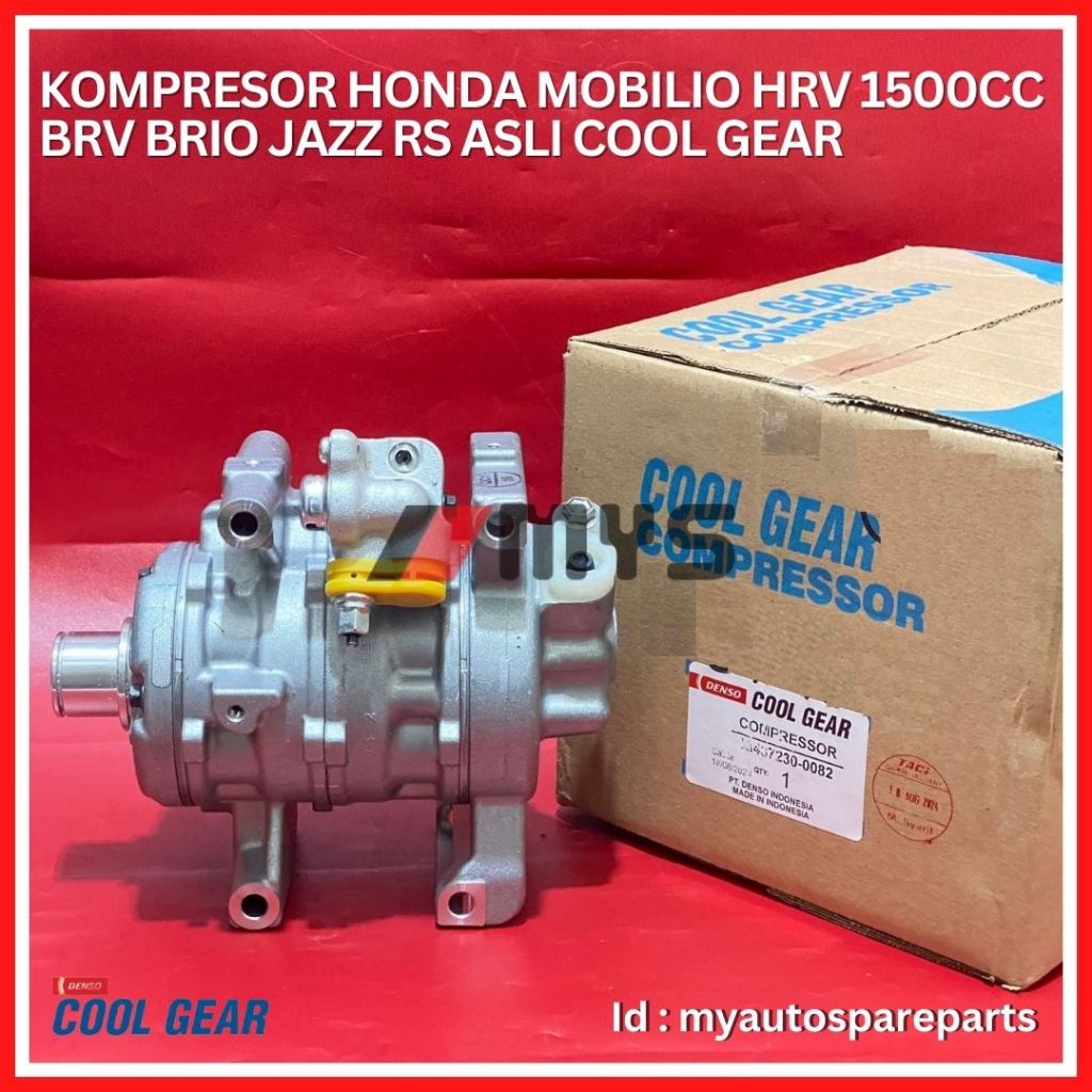 Jual COMPRESSOR AC Mobil Honda Mobilio BRV New Jazz RS GK5 HRV ...