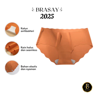 Brasay Celana Dalam Wanita Seamless Anti Bakteri Underwear Wanita Seamless 2025