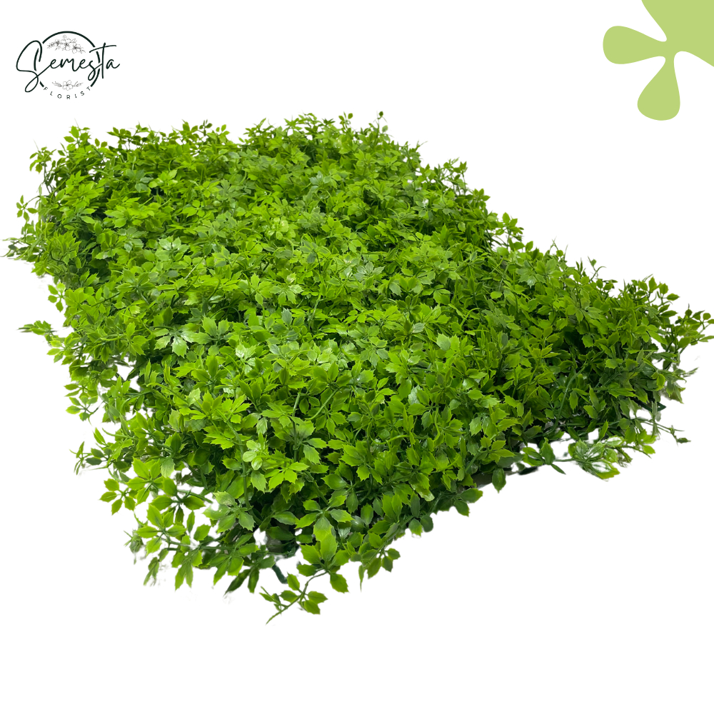 Jual Tanaman Rumput Dinding Rambat Artificial 40 x 60 CM Daun Hijau ...