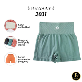 Brasay Celana Korset Pinggang Tinggi Wanita Korset Bentuk Petak 2031