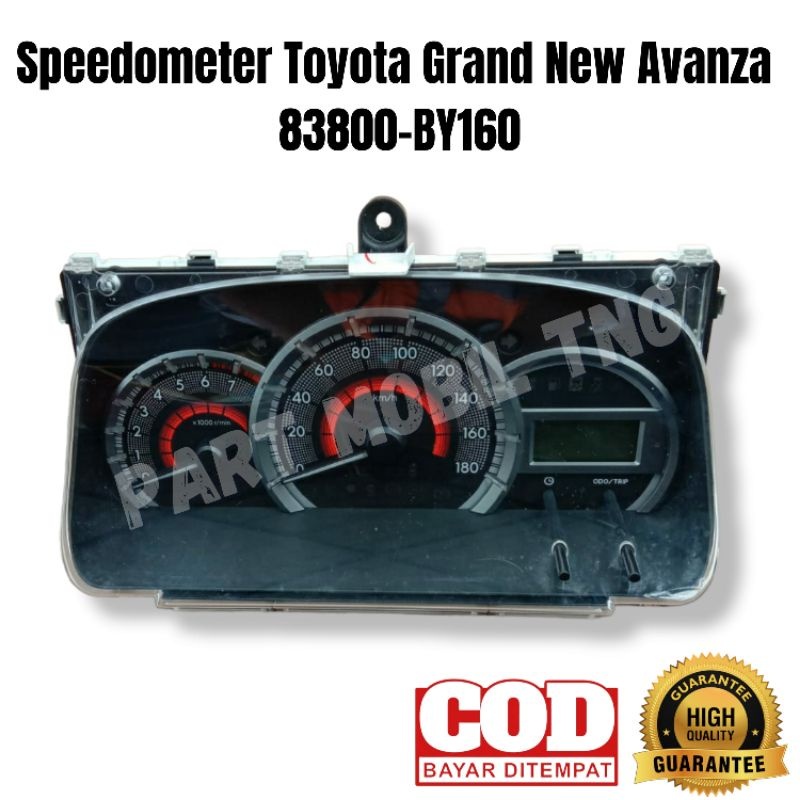 Jual Spidometer Speedometer Toyota Grand New Avanza 83800-BY160 Ori ...