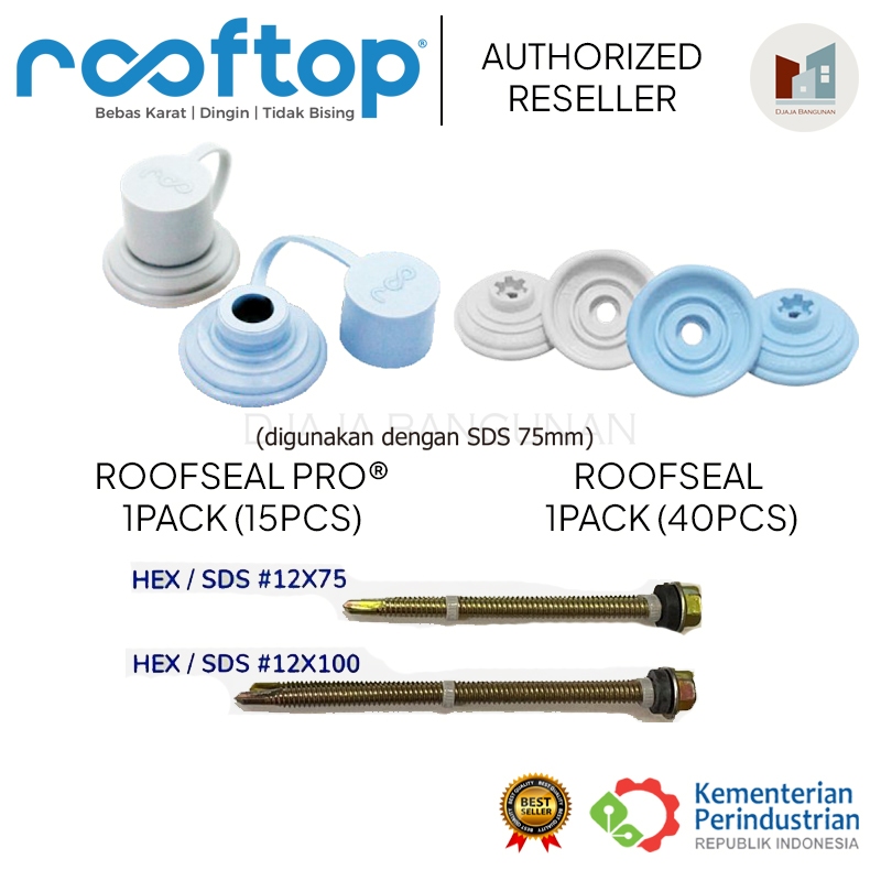 Jual BAUT ROOFSEAL ROOFTOP PRO PUTIH & BIRU | Shopee Indonesia